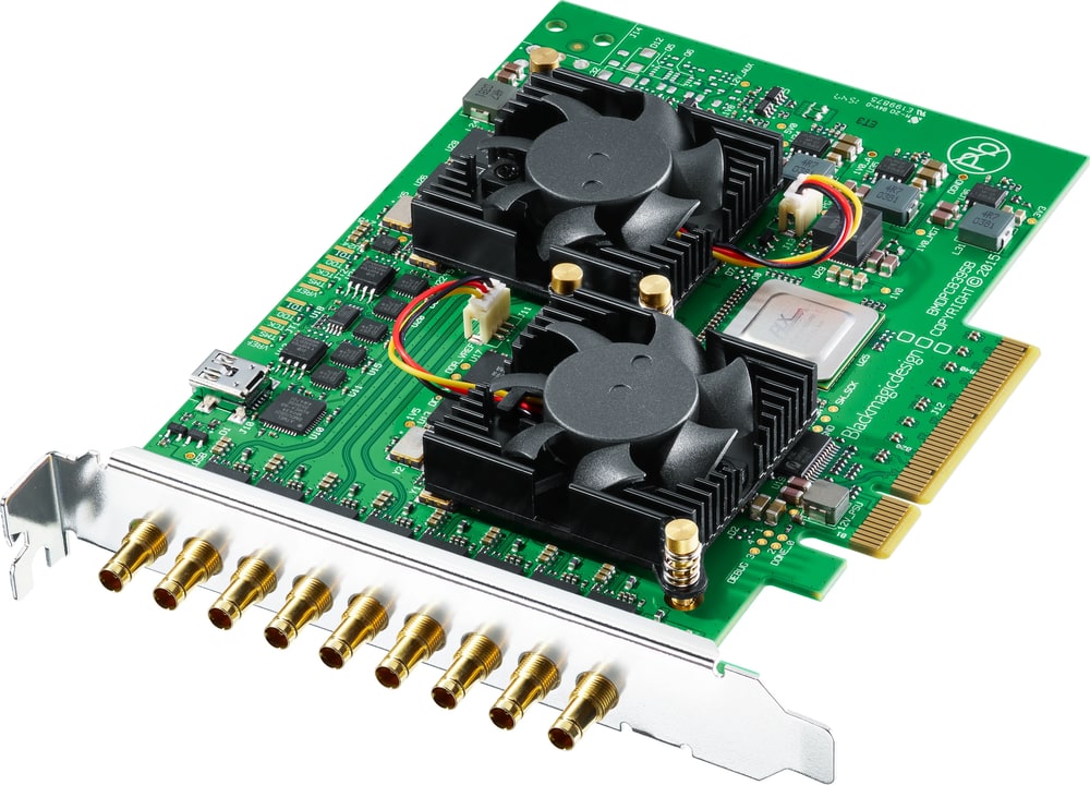 DeckLink Quad 2 – Každý konektor nastavíte samostatne