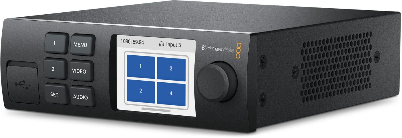 Blackmagic MultiView 4 – Teranex Mini Smart Panel a ovládanie po sieti