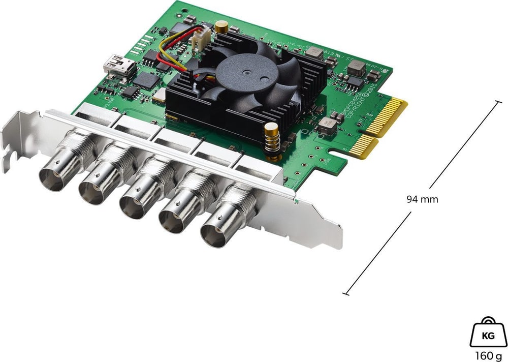 DeckLink Duo 2 – Rozmery a inštalácia