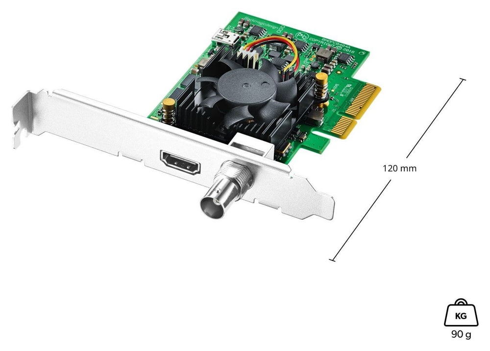 DeckLink Mini Monitor 4K – Nízky profil, dva rámiky
